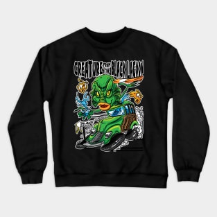 Creature from the Black Lagoon Hot Rod Crewneck Sweatshirt